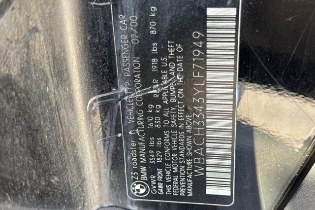 used 2000 BMW Z3 car, priced at $7,999