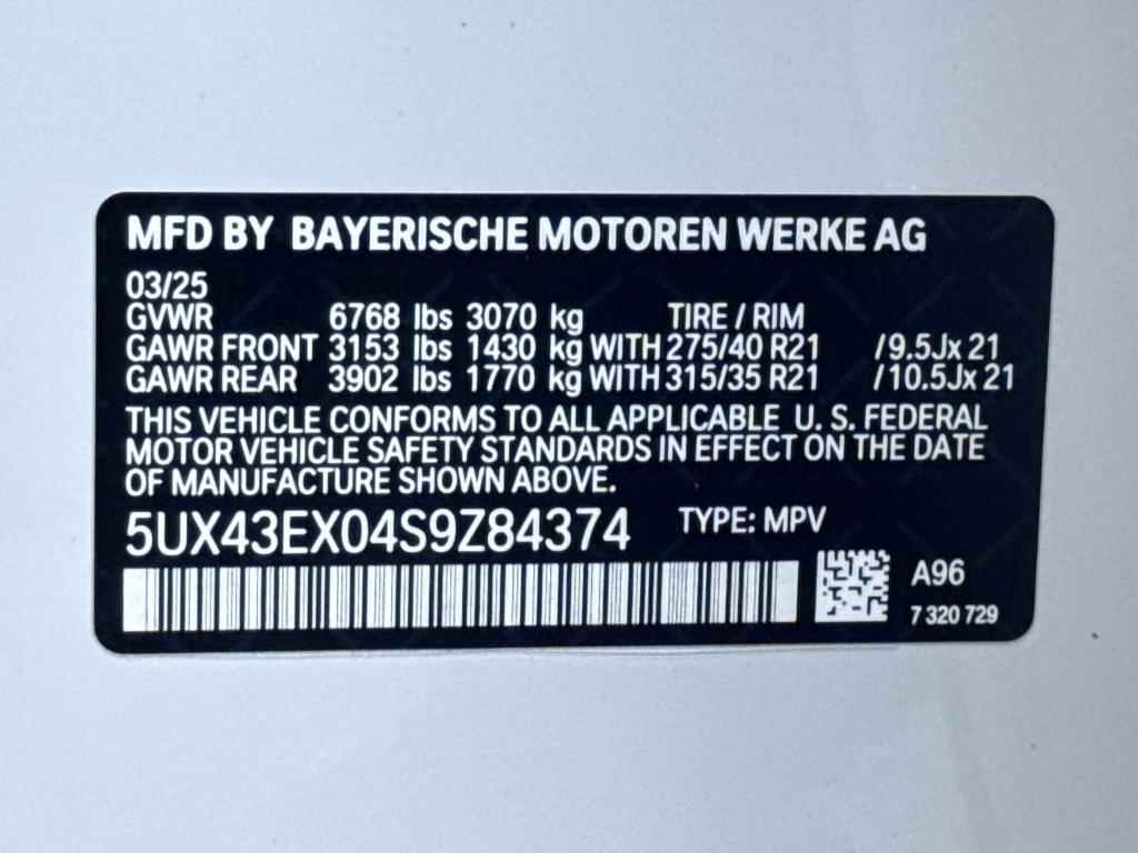 used 2025 BMW X6 car, priced at $102,071
