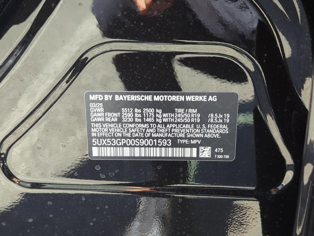 new 2025 BMW X3 car, priced at $53,875