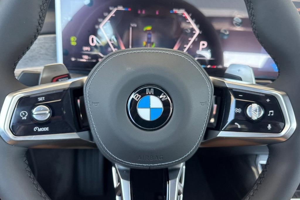 new 2025 BMW 740 car, priced at $107,855