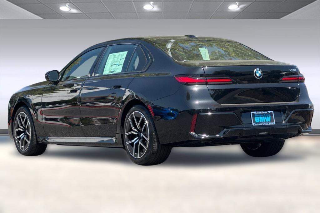 new 2025 BMW 740 car, priced at $107,855