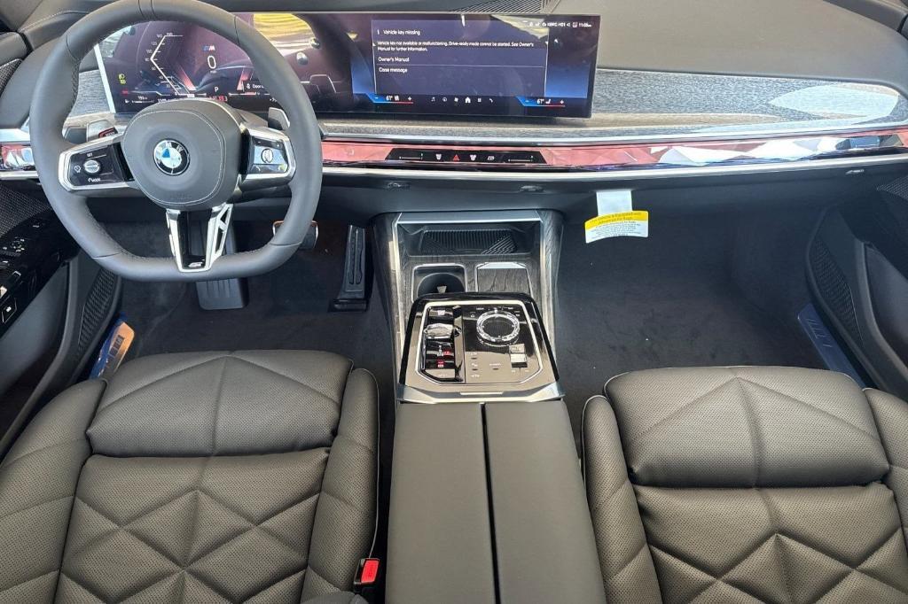 new 2025 BMW 740 car, priced at $107,855