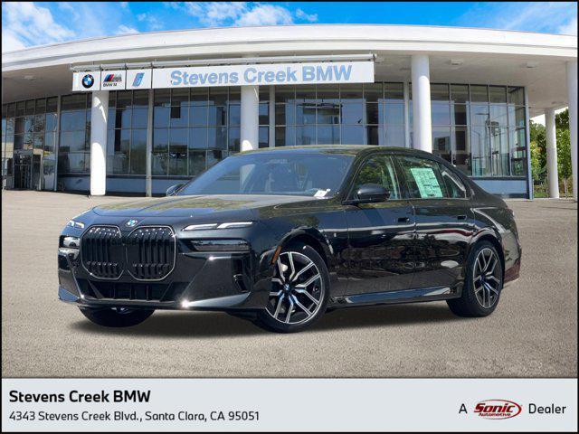 new 2025 BMW 740 car, priced at $107,855