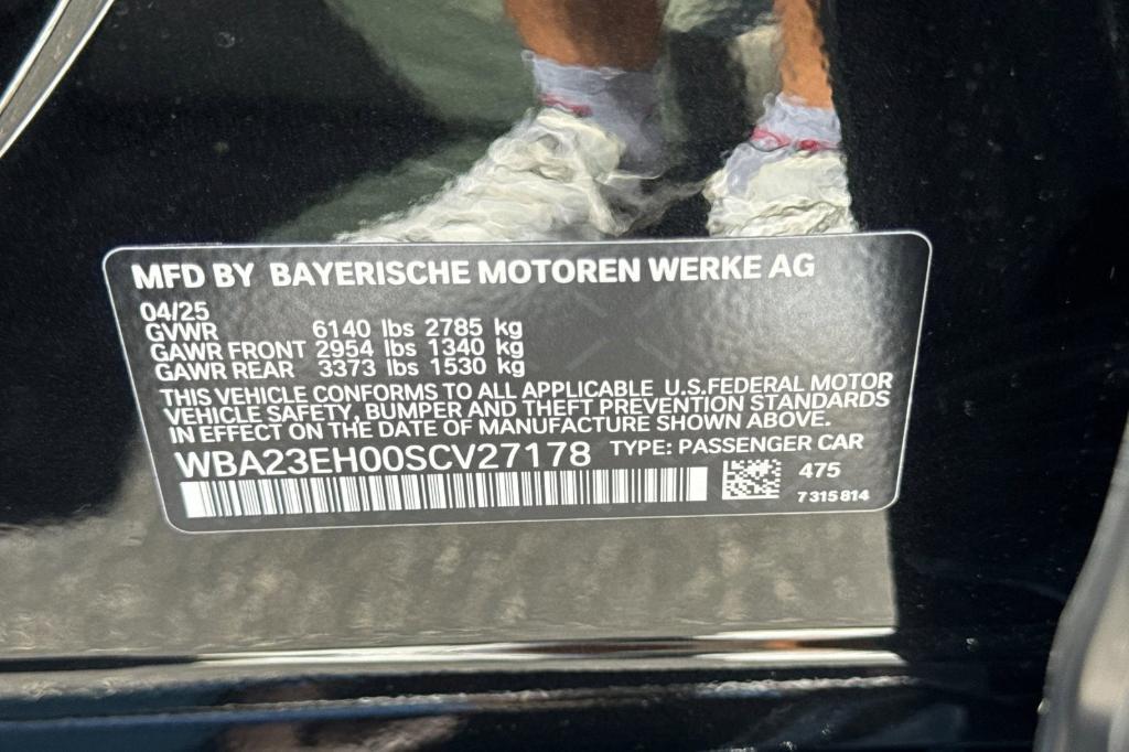 new 2025 BMW 740 car, priced at $107,855