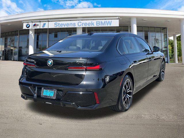 new 2025 BMW 740 car, priced at $107,855