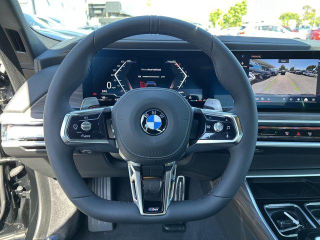 new 2025 BMW 740 car, priced at $107,855