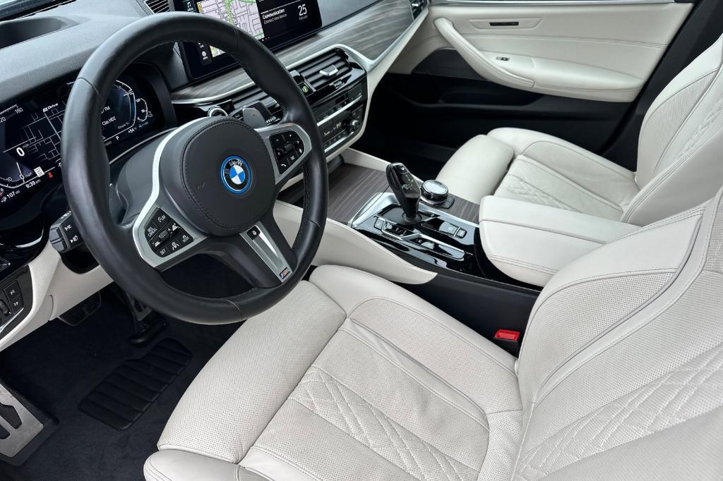 used 2022 BMW 530e car, priced at $37,999