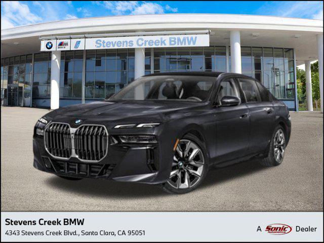 new 2025 BMW 740 car, priced at $107,855