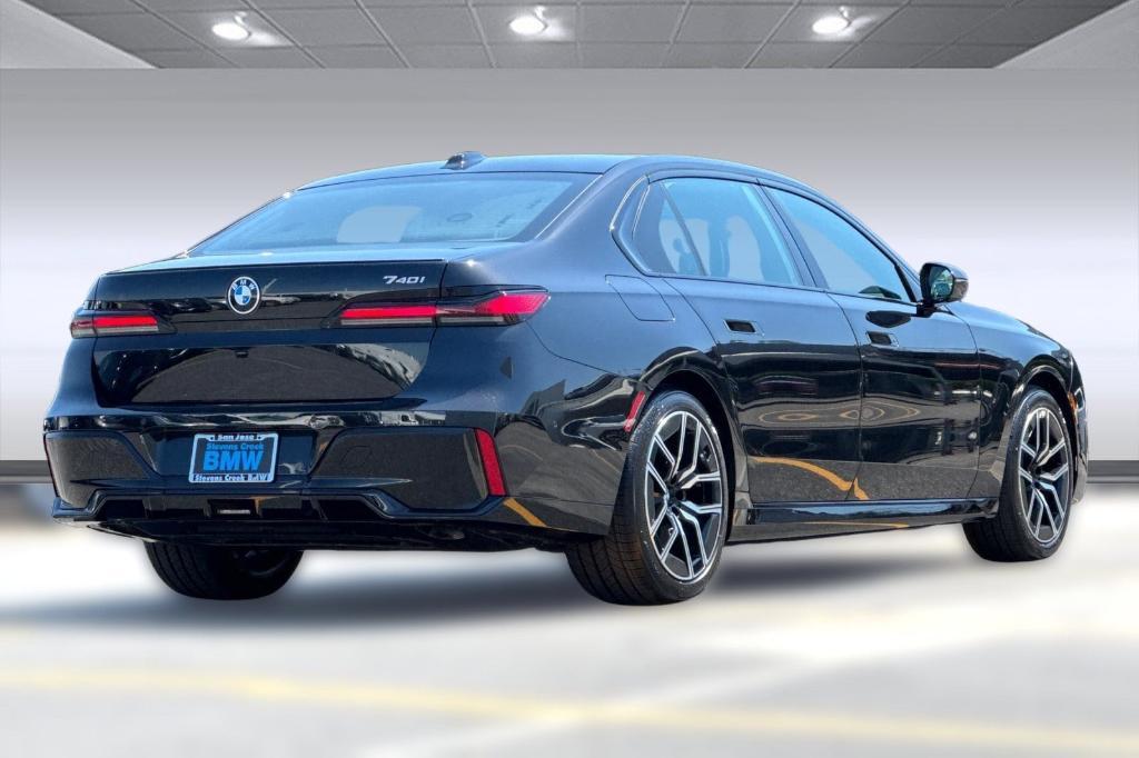 new 2025 BMW 740 car, priced at $107,855