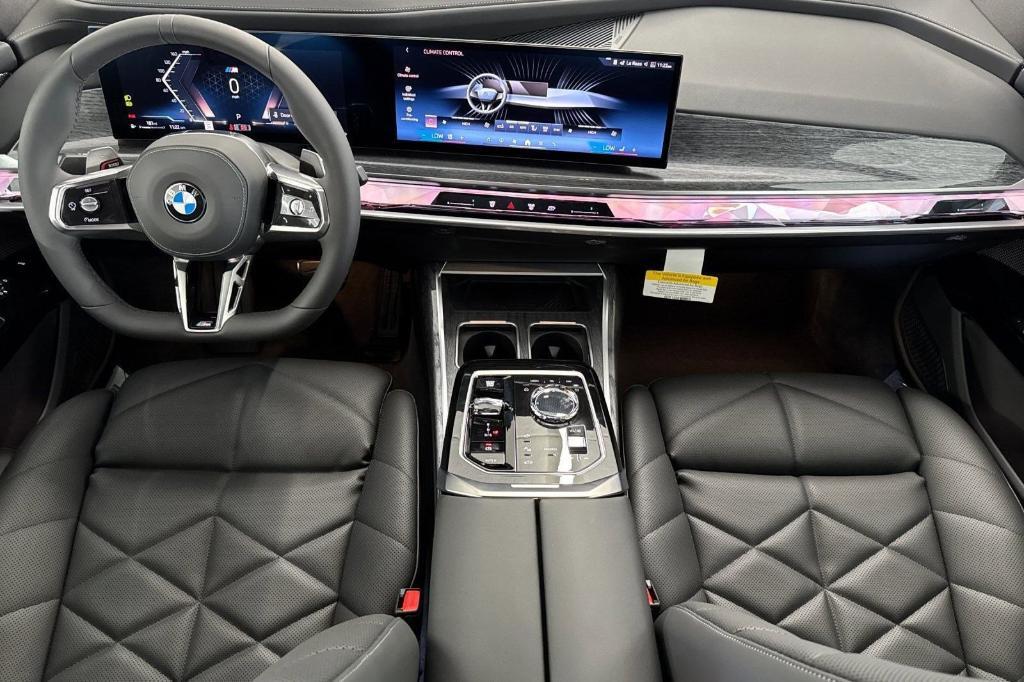 new 2025 BMW 740 car, priced at $107,855