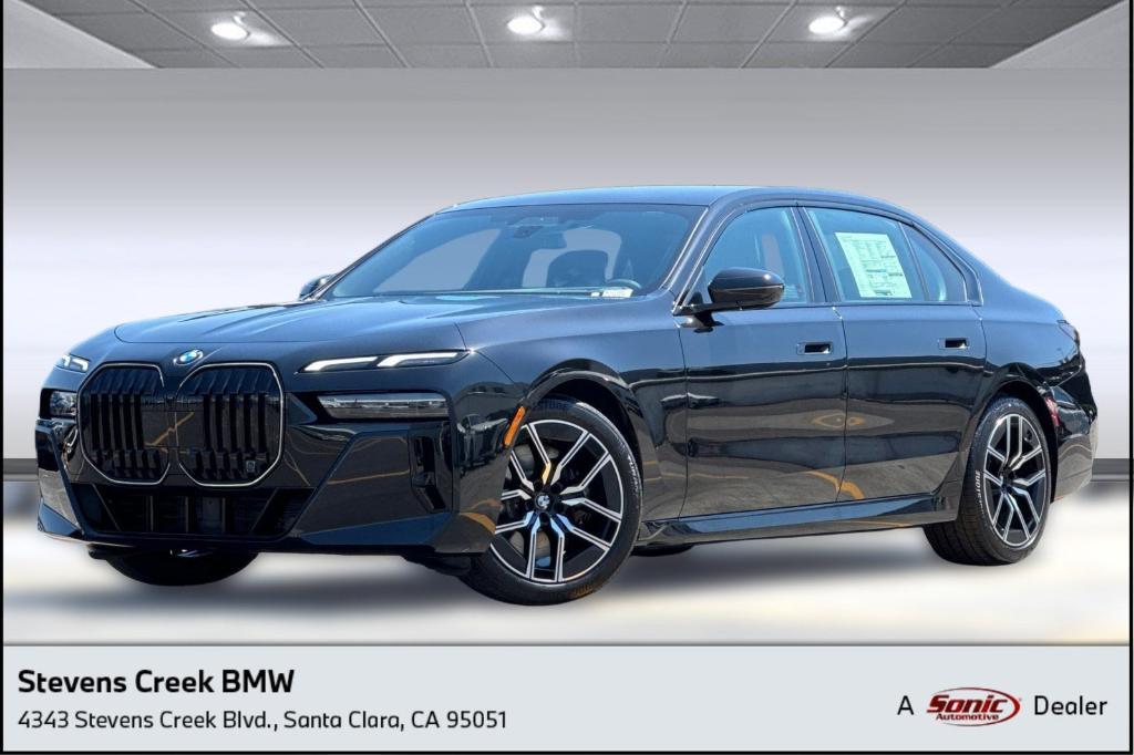 new 2025 BMW 740 car, priced at $107,855