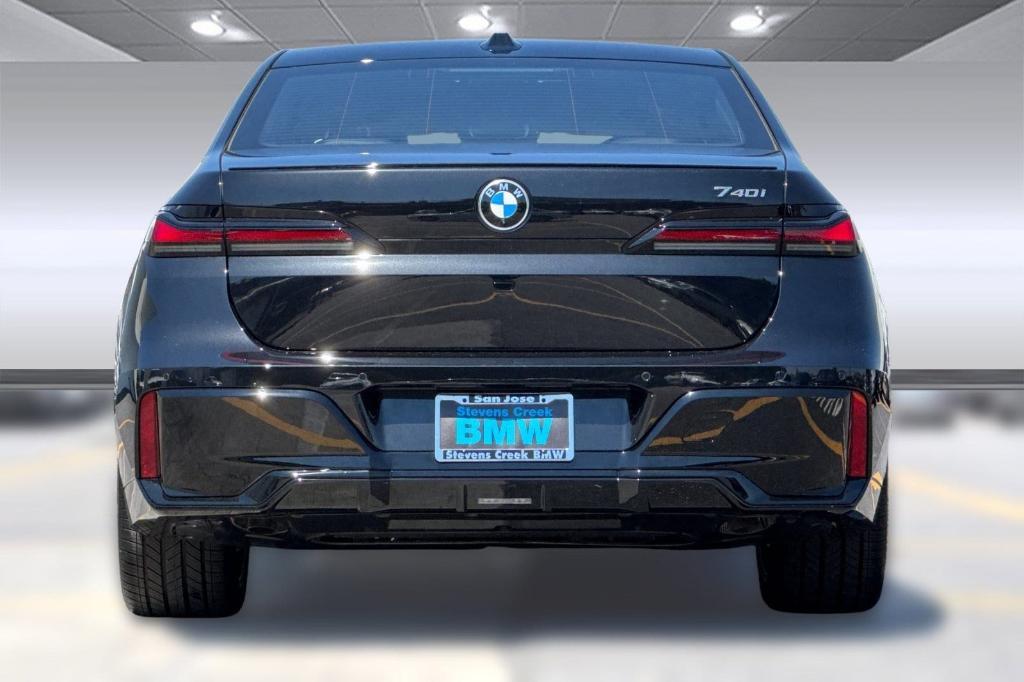 new 2025 BMW 740 car, priced at $107,855