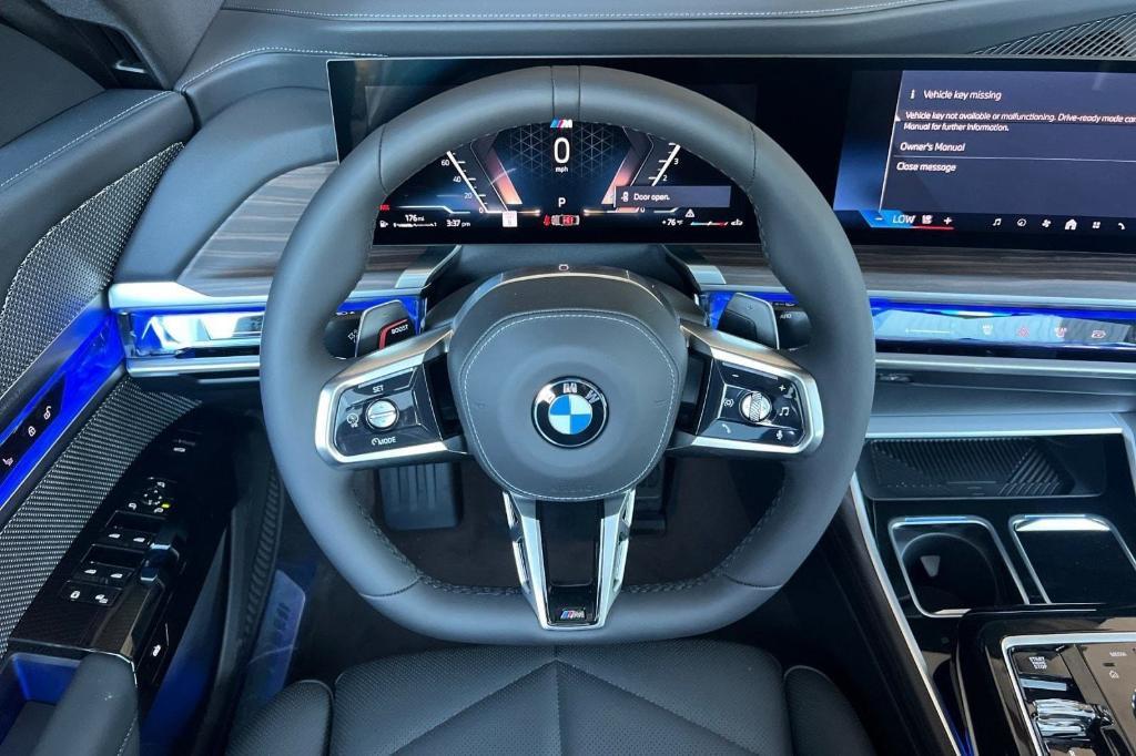 new 2025 BMW 740 car, priced at $107,975