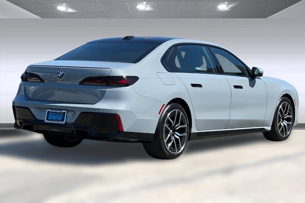 new 2025 BMW 740 car, priced at $107,975
