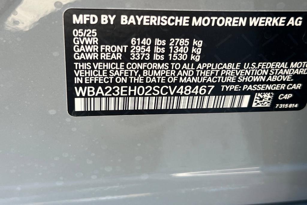 new 2025 BMW 740 car, priced at $107,975