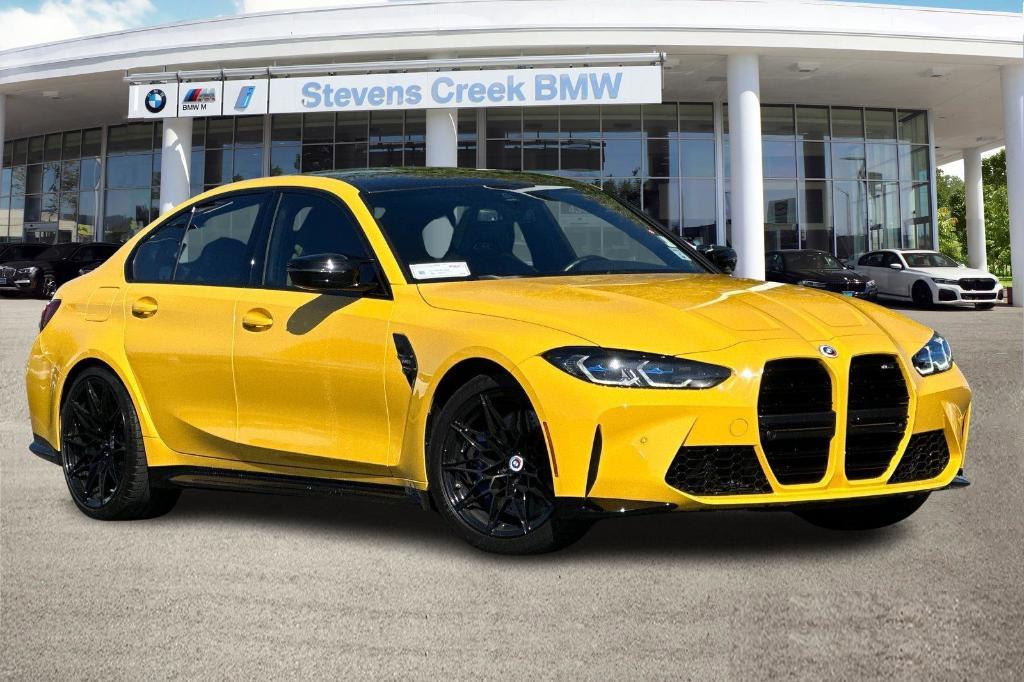 used 2022 BMW M3 car, priced at $73,998