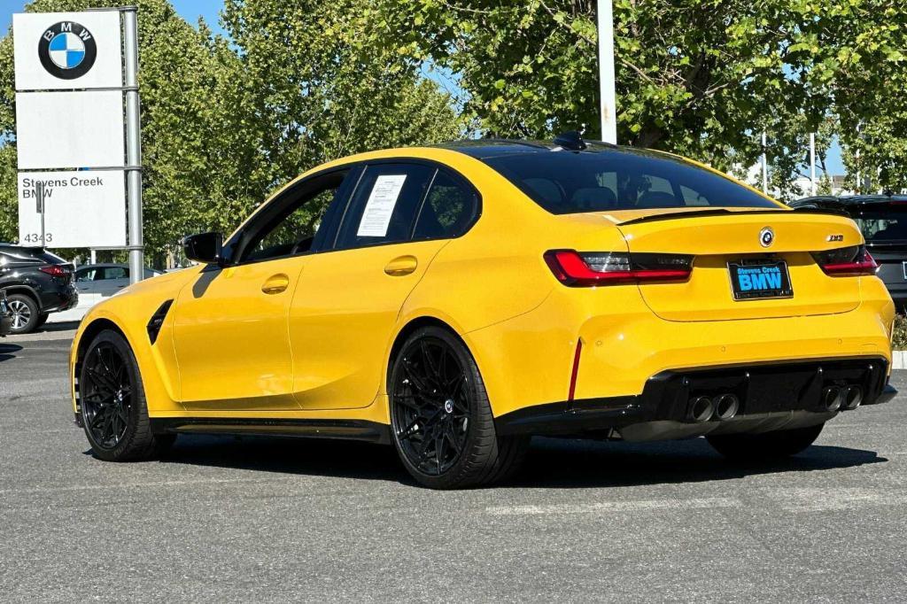 used 2022 BMW M3 car, priced at $73,998