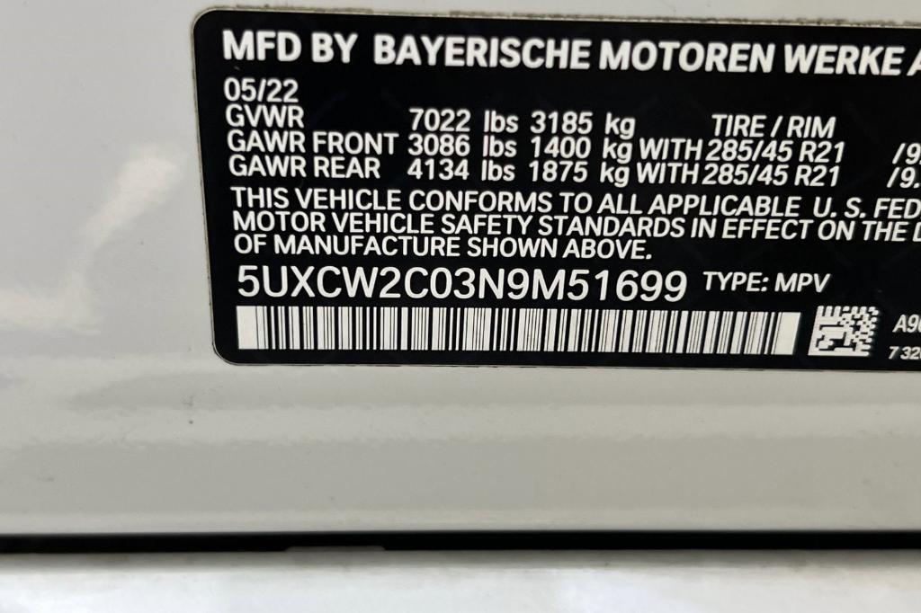 used 2022 BMW X7 car, priced at $51,998