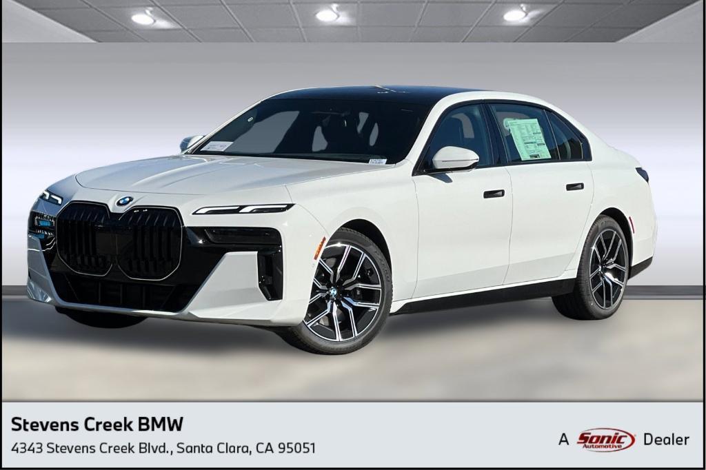 new 2025 BMW 740 car, priced at $107,975