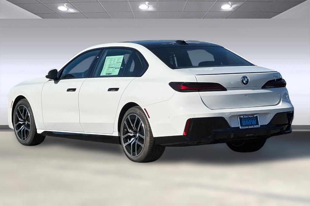 new 2025 BMW 740 car, priced at $107,975