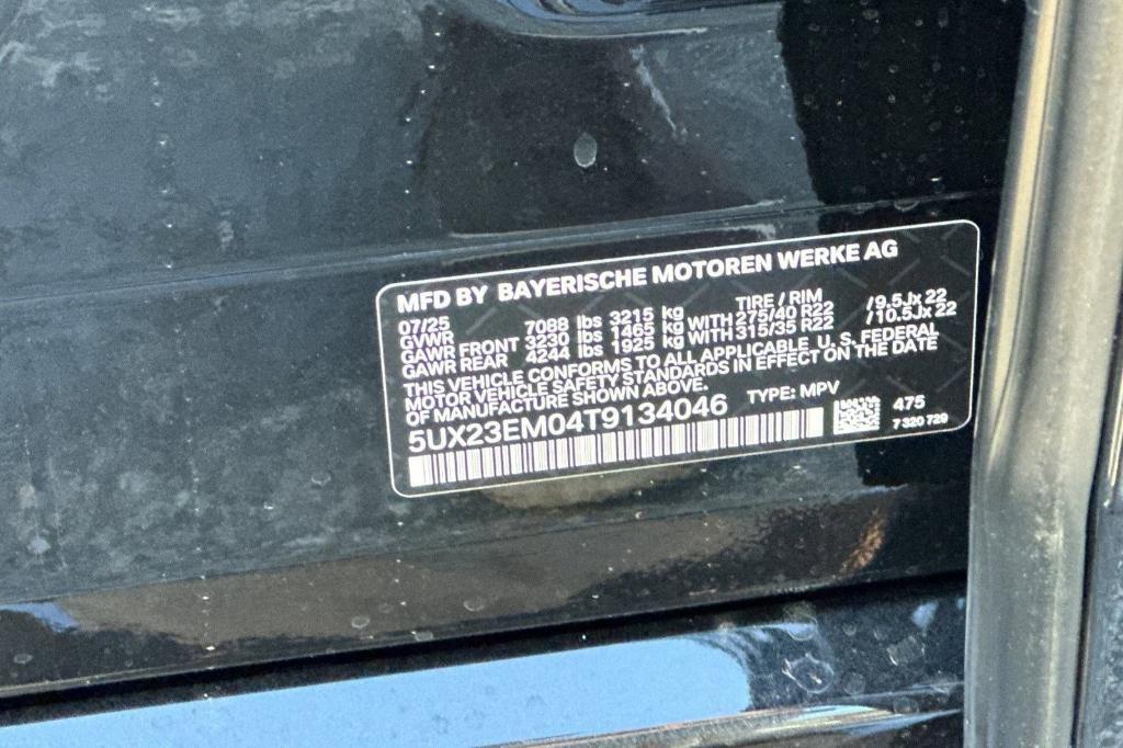 new 2026 BMW X7 car, priced at $104,540