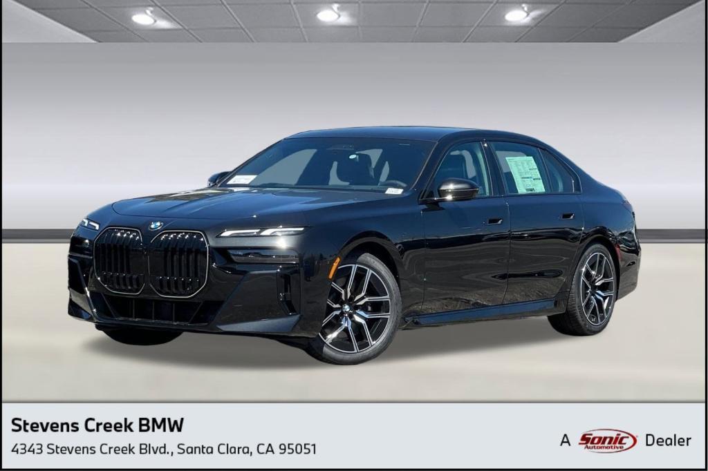 new 2025 BMW 740 car, priced at $107,855
