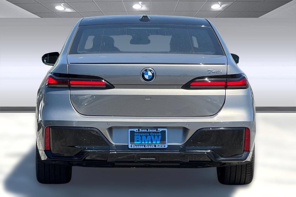new 2025 BMW 740 car, priced at $115,125