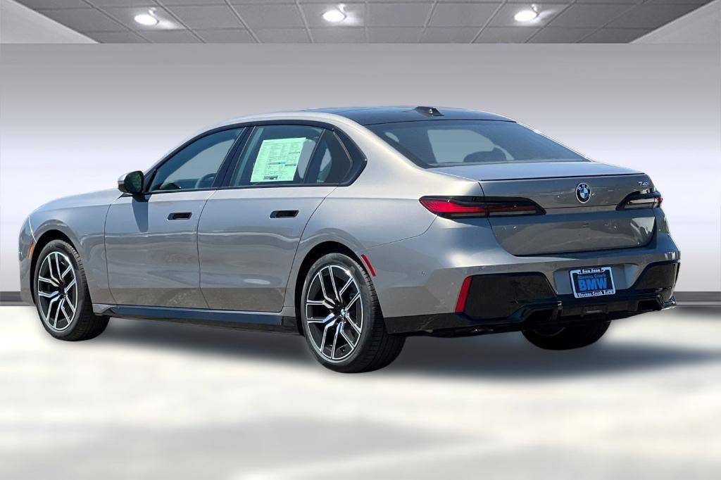 new 2025 BMW 740 car, priced at $115,125