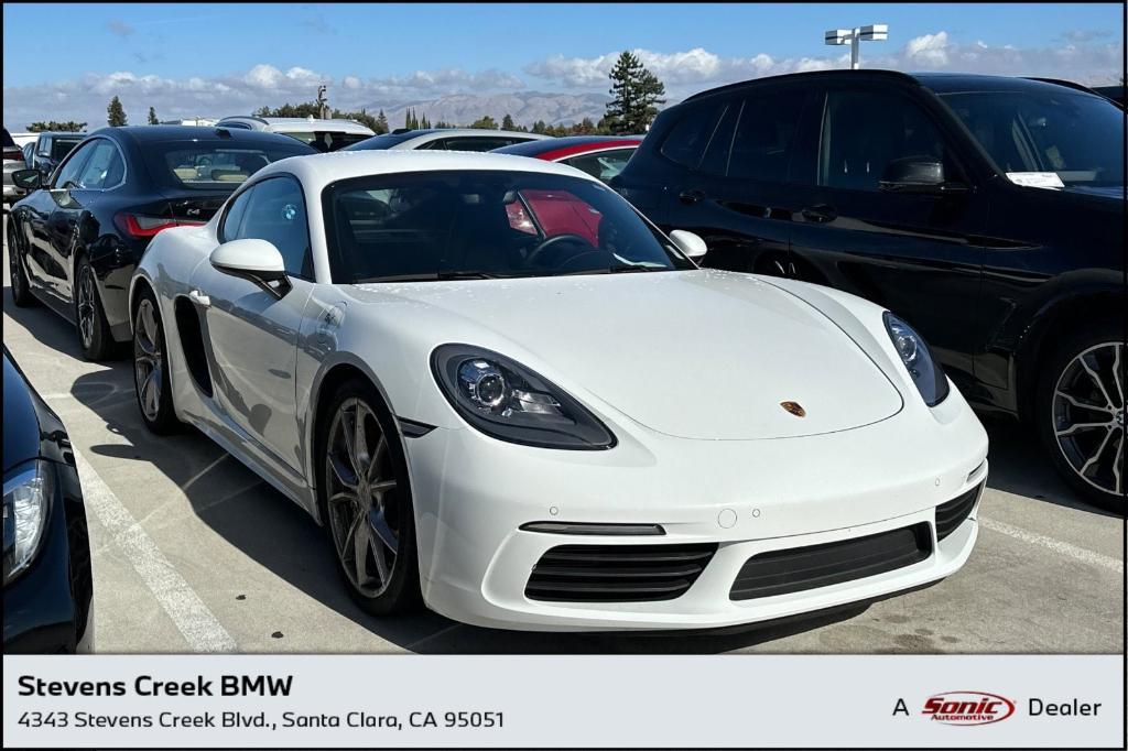 used 2017 Porsche 718 Cayman car, priced at $54,999