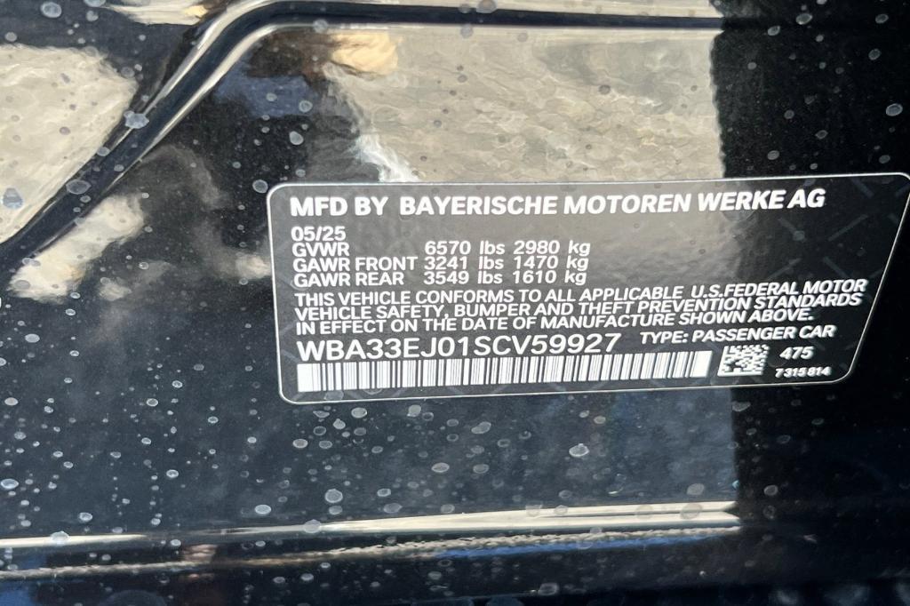 new 2025 BMW 760 car, priced at $139,175