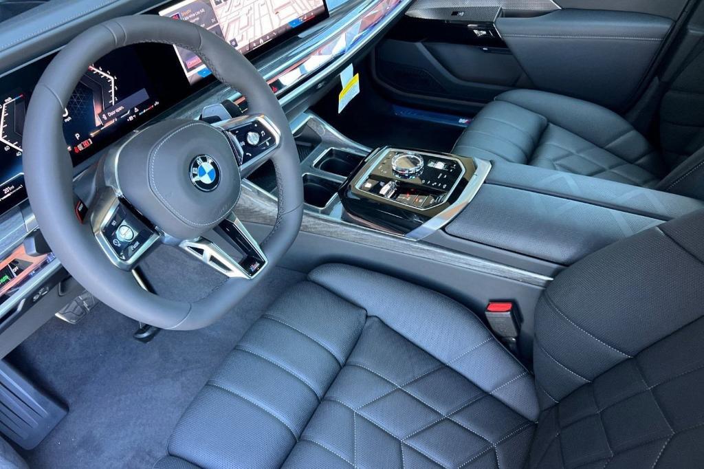 new 2025 BMW 740 car, priced at $110,325