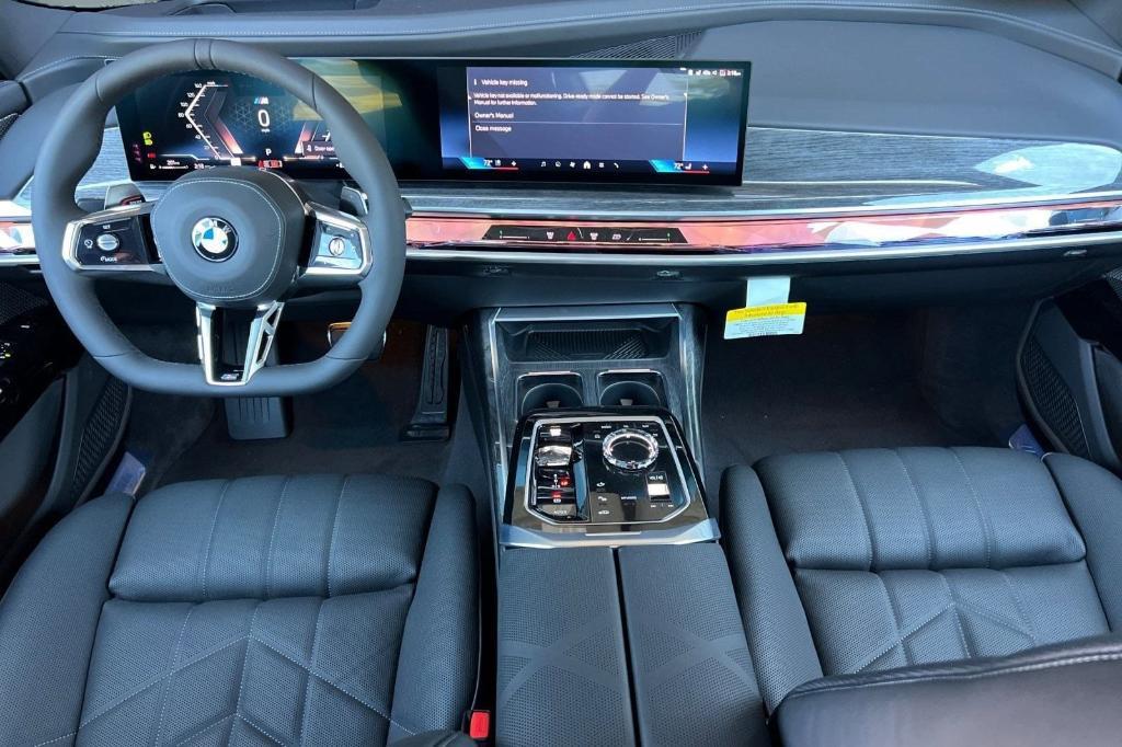new 2025 BMW 740 car, priced at $110,325