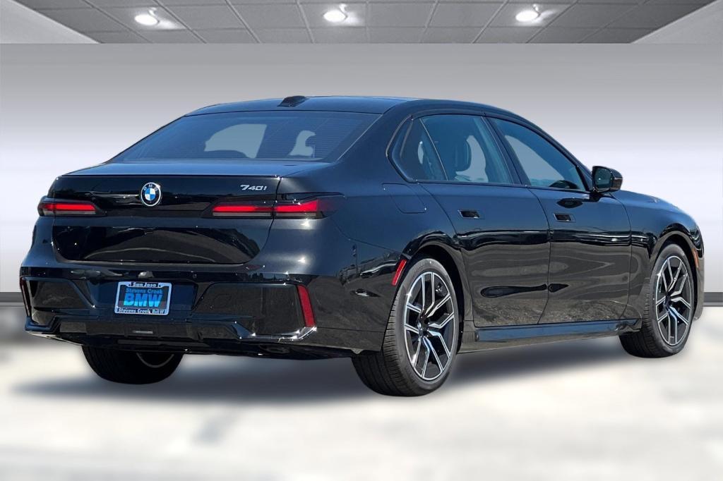 new 2025 BMW 740 car, priced at $110,325