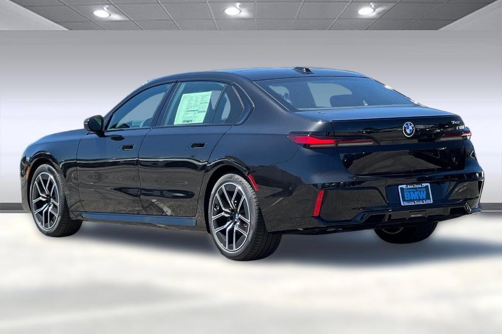 new 2025 BMW 740 car, priced at $110,325