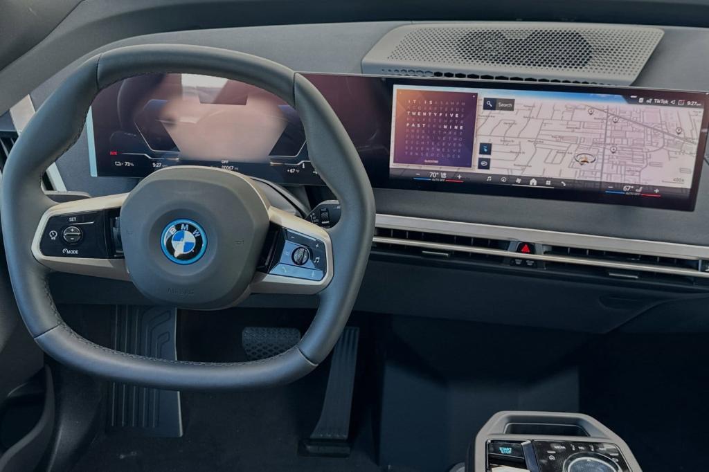 new 2025 BMW iX car, priced at $97,200