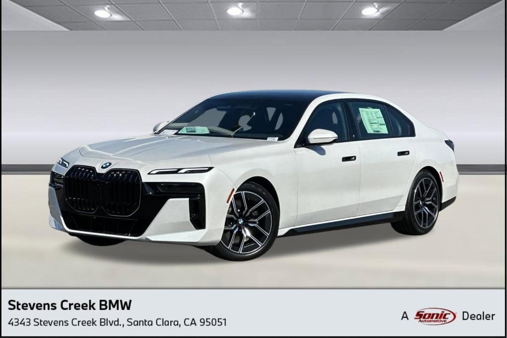 new 2025 BMW 740 car, priced at $107,975