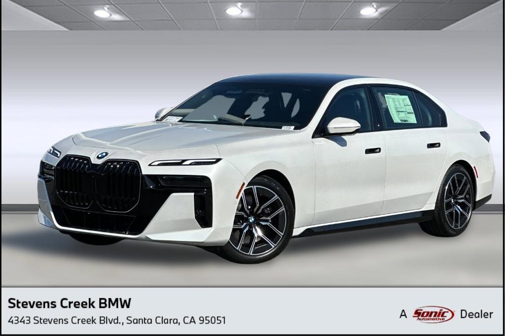 new 2025 BMW 740 car, priced at $107,975