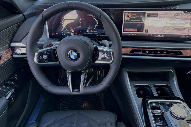 new 2025 BMW 740 car, priced at $107,070