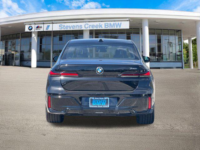 new 2025 BMW 740 car, priced at $114,625