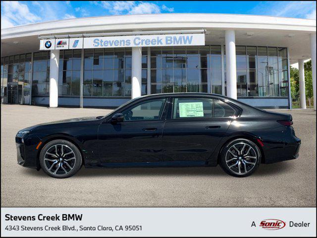 new 2025 BMW 740 car, priced at $114,625