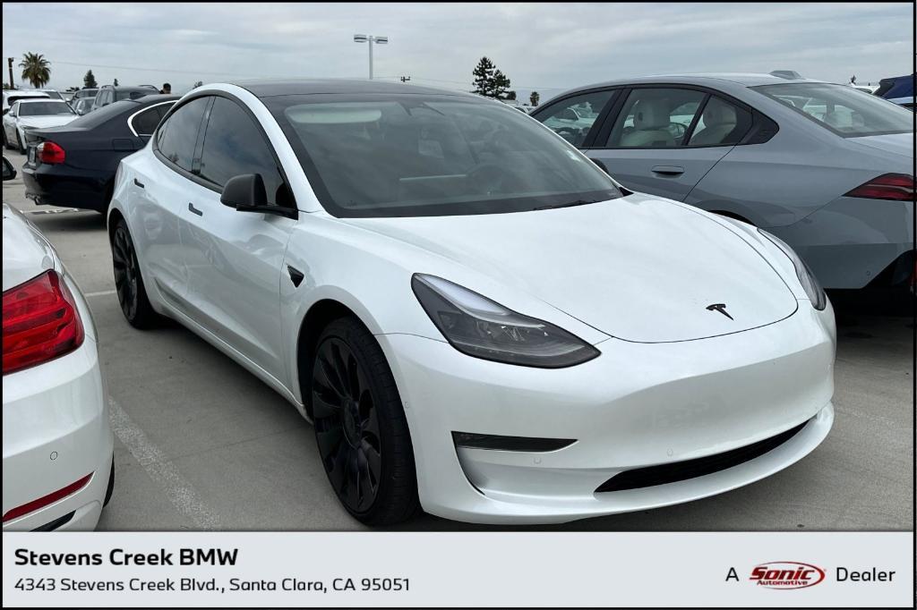 used 2022 Tesla Model 3 car, priced at $31,999