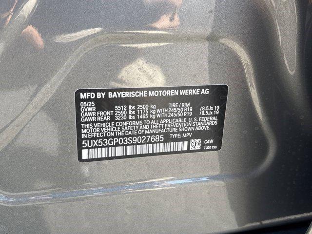 used 2025 BMW X3 car, priced at $49,102