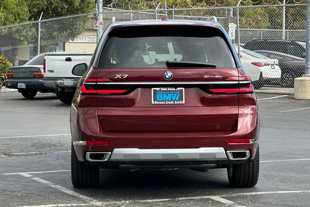 new 2025 BMW X7 car, priced at $92,700