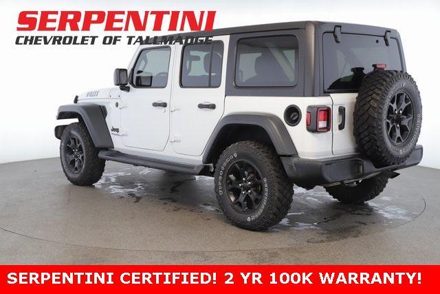 used 2020 Jeep Wrangler Unlimited car, priced at $27,836