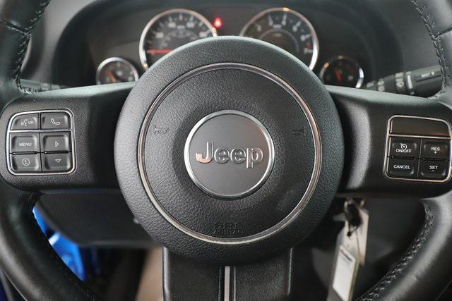 used 2015 Jeep Wrangler Unlimited car, priced at $21,850