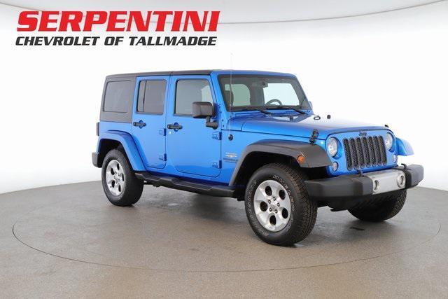 used 2015 Jeep Wrangler Unlimited car, priced at $21,850