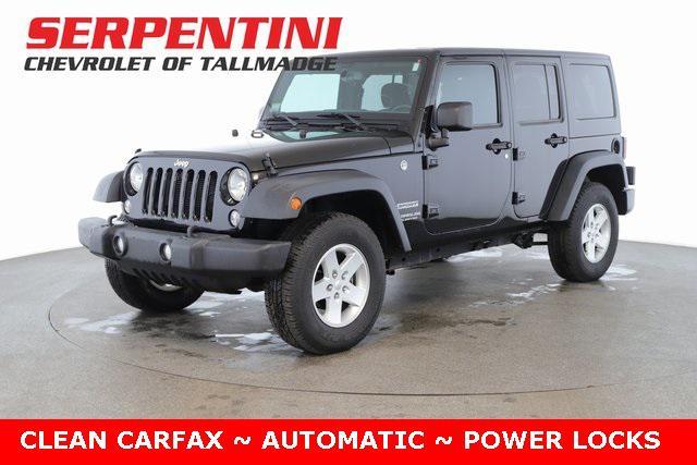 used 2017 Jeep Wrangler Unlimited car, priced at $18,540