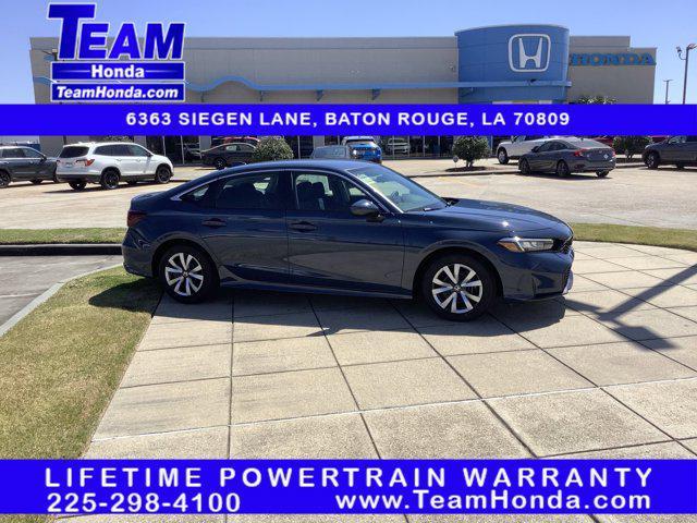 new 2025 Honda Civic car, priced at $25,855