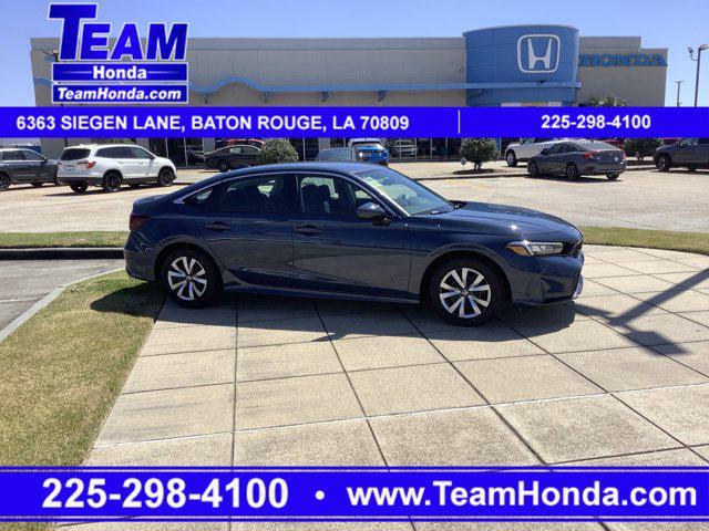 new 2025 Honda Civic car, priced at $25,855