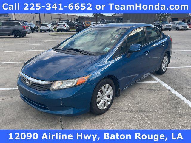 used 2012 Honda Civic car, priced at $8,933